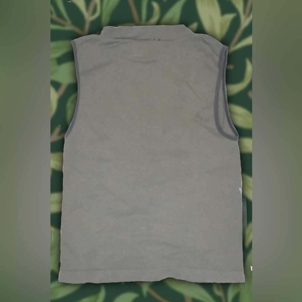 Green Spandex Tank Crop Top Sz XS